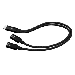 i-tec USB-C Cable Splitter Audio/Data Power Delivery 100W