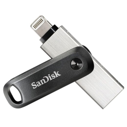 SanDisk 00183588 USB flash drive 128 USB Type-A / Lightning 3.2 Gen 1 (3.1 Gen 1) Black, Silver
