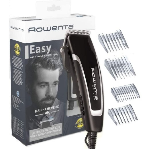 Rowenta Hair Trimmer TN1603F0 Corded Black/Silver