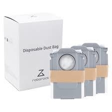 ROBOROCK Disposable Dust Bag 3-pack White For OC0/Q70+/Q70 Max+/OC5/Q75+/Q75 Max+/Q55+/O35/S75 MaxV Ultra/S70 Pro Ultra/S80 Pro Ultra/S85 Pro Ultra...