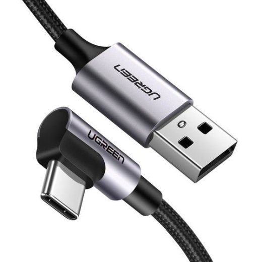 Ugreen 50940 USB cable USB 2.0 1 m USB A USB C Black, Silver
