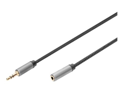 DIGITUS 3.5 mm Audio extension cable DB-510210-018-S - 1.8 m