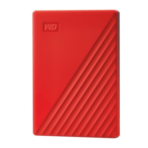 External HDD WESTERN DIGITAL My Passport 2TB USB 2.0 USB 3.0 USB 3.2 Colour Red WDBYVG0020BRD-WESN