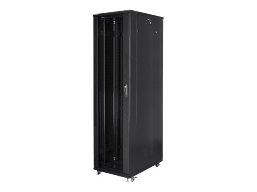 Lanberg Rack cabinet 19" free-standing 47U/800x1000 (flat pack) FF01-8047-12B Black
