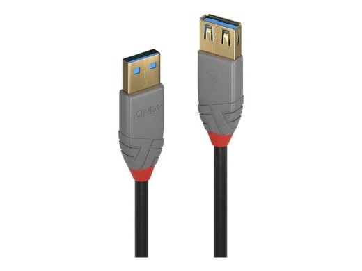 Lindy USB cable 36762 Anthra Line - USB-A / USB-A - 2 m