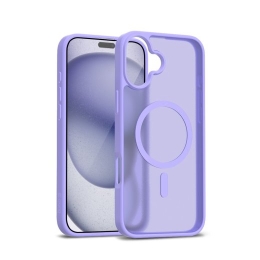 Crong Case MagSafe iPhone 17 Lavender Hybrid Matte M
