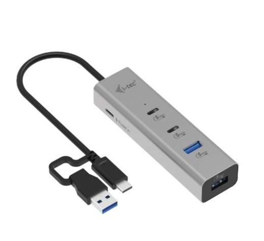 i-tec Universal Charging Metal HUB 2xUSB-C/2xUSB-A PD 85W
