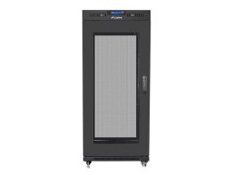 Installation cabinet rack 19 27U 600x800 black, perforated door lcd (flat pack)