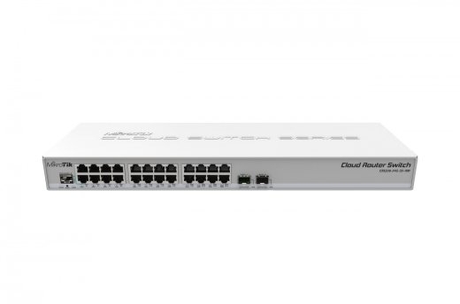 MikroTik Switch24xGbE 2 xSFP+CRS326-24G-2S+RM-M