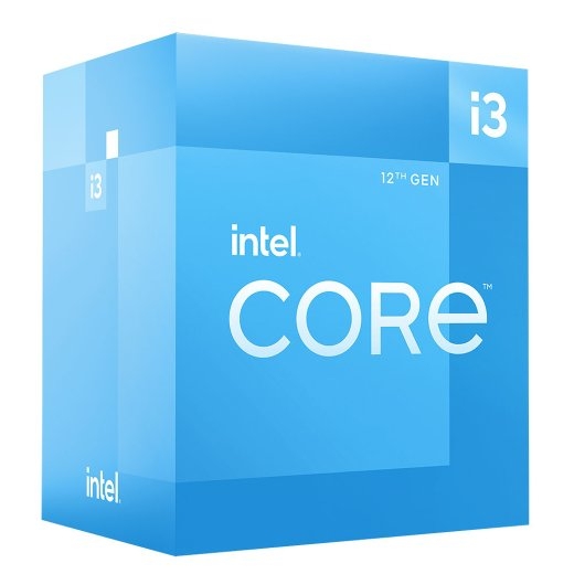 Intel i3-12100F 3.30 GHz FCLGA1700 Processor threads 8 Processor cores 4