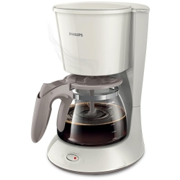 Philips Daily Collection Coffee maker HD7461/00 With glass jug White
