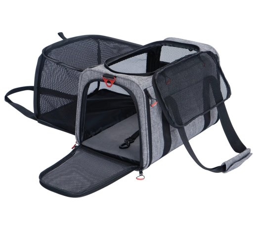 ZOLUX NOMAD M dog and cat carrier with extra space, 44 × 28 × 28 cm