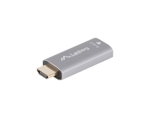 Lanberg HDMI(M)-Displayport(F)4K adapter silver