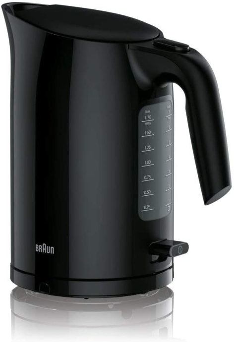 Braun Kettle WK3100BK PurEase Standard 2200 W 1.7 L Plastic 360° rotational base Black