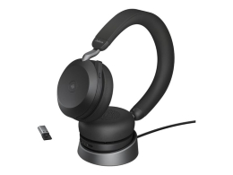 Jabra Evolve2 75 - headset - USB-A - with charging stand