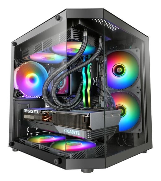Mars Gaming MC-3TLITE Mini Tower Black