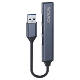 SAVIO Hub AK-70 USB-A - 3 × USB-A 2.0, 1 × USB-A 3.1 GEN 1, 4 in 1, 5 Gbps