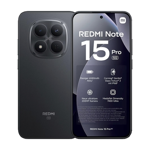 Xiaomi Redmi Note 15 Pro 8GB 512GB Black