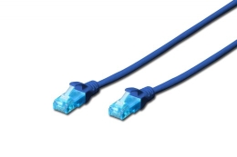 CAT 5e U-UTP patch cable 1m blue