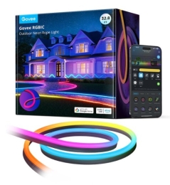 Govee H61A8 Outdoor Neon LED Strip Lights 10m with Wi-Fi, Bluetooth and RGBIC