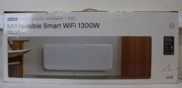 SALE OUT. Mill PA1300WIFI4 Panel Heater with WiFi Gen 4 1300 W Suitable for rooms 15-19 m² White IPX4 Mill Invisible Smart WiFi Heater PA1300WIFI4...