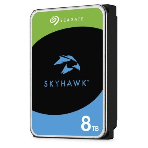 HDD SEAGATE SkyHawk 8TB SATA 256 MB 5400 rpm Discs/Heads 4/8 3,5" ST8000VX010