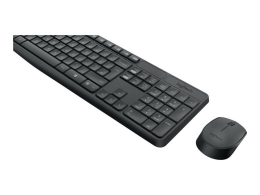 Logitech Keyboard and Mouse Set MK235 - US Layout - Grey