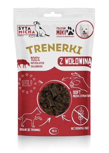 SYTA MICHA Treats with beef - dog treat - 80g