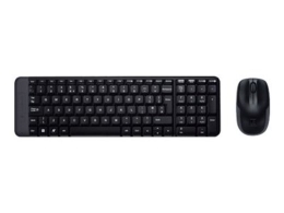 Logitech Keyboard and Mouse Set MK220 - US Layout - Black