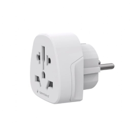 Gembird World to power adapter plug, 15 A A-AC-EUMINTF Travel adapter
