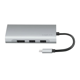 Logilink USB3.2 docking station USB-C, 8-port, PD