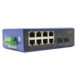 DIGITUS - switch - industrial - 12 ports - unmanaged - rack-mountable