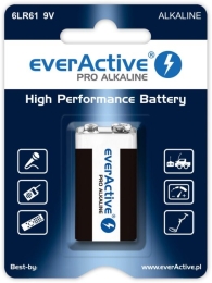 Alkaline battery 6LR61 9V (R9*) everActive Pro