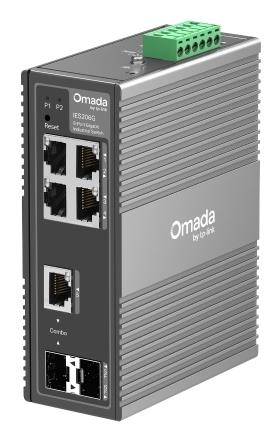 Switch TP-LINK 4xRJ-45 ports RJ-45 Ports Type Gigabit Ethernet (10/100/1000) 1xCombo SFP ports quantity 1xSFP module slots quantity IES206G