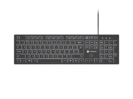 Natec Herring Glow US Keyboard with white backlight