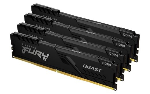 Memoey DDR4 Fury Beast 128GB(4*32GB)/3200 CL16