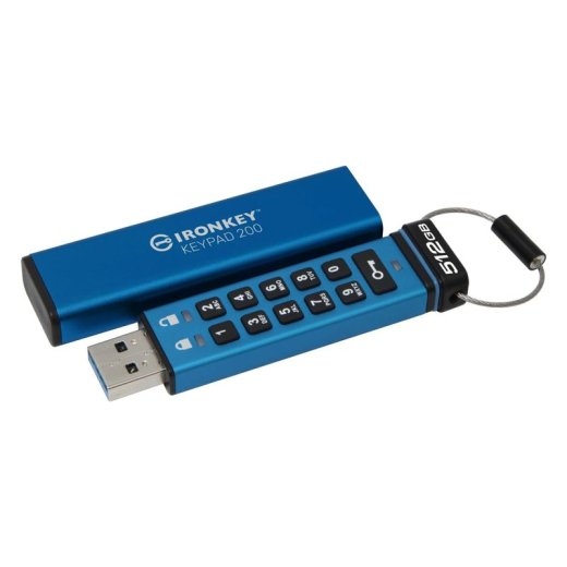 Stick Kingston IronKey Keypad 200 512GB secure