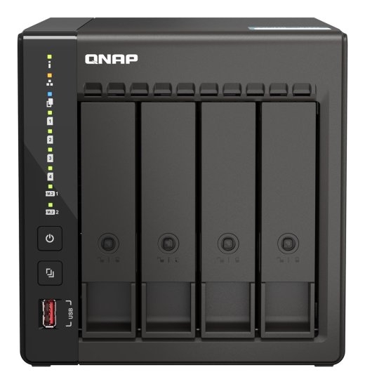 QNAP TS-453E NAS Tower Intel® Celeron® J6412 8 0 TB QNAP QTS Black