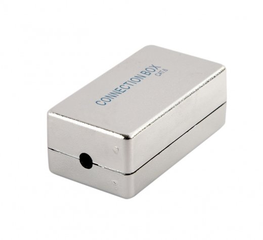 Gembird Cat. 6 LAN coupler, LSA (Krone), shielded (silver color)