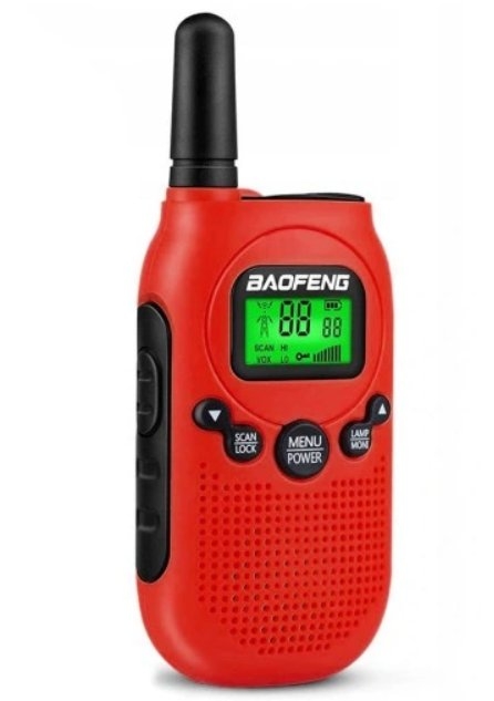 Walkie-Talkie Baofeng BF-T6 Panda Red, 2 pcs