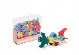 MARIOINEX Mini Waffle Building Blocks Pastel, 140 pieces