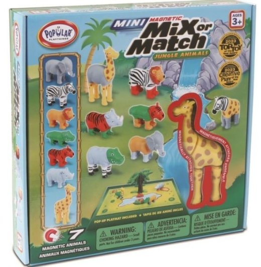 Malik Malblo Magnetic Mini Jungle Animals Set