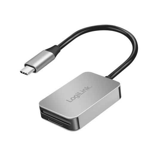 Logilink Card reader, USB-C 3.2 Gen1, SD/microSD cards