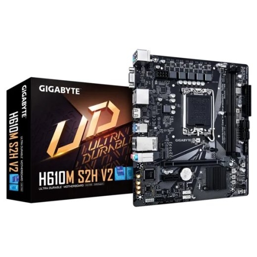 Gigabyte Motherboard H610M S2H V2 s1700 2DDR 5 DP/HDMI/DSUB M.2 mATX
