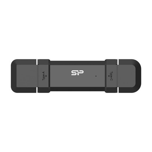 Silicon Power DS72 USB flash drive 250 USB Type-A / USB Type-C 3.2 Gen 2 (3.1 Gen 2) Black
