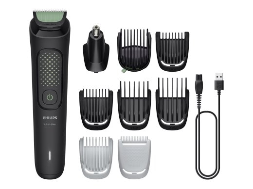 Philips All-in-One Hair Trimmer MG3945/15 3000 Series Cordless Number of length steps 12 Black