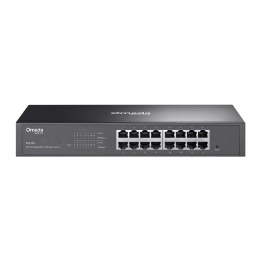 TP-LINK ES216G Omada 16-Port Gigabit Easy Managed Switch Desktop/Rackmountable Managed Power supply type 100-240 V, 50/60 Hz