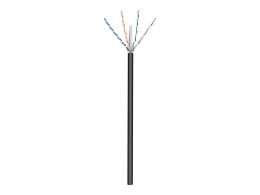 Goobay Outdoor Network Cable CAT 6 U/UTP AWG 24/1 Cable length: 100 m Black