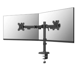 Neomounts DS60-600BL2 Monitor arm 2x10-32" - Quick-fix - 180°-stop