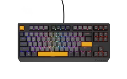 Genesis THOR 230 Mechanical Gaming Keyboard Wired US Outemu Red Anchor Gray Positive